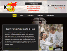 Tablet Screenshot of karatekens.com